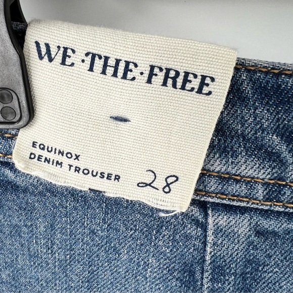 NWT - Free People - We The Free - Equinox Denim Trousers - 28 - Picture 7 of 7